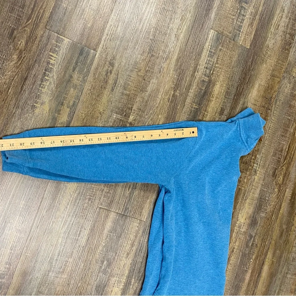Polo Ralph Lauren Heather Blue‎ Knit Top 1/4” Zip Cotton Preppy Size Medium